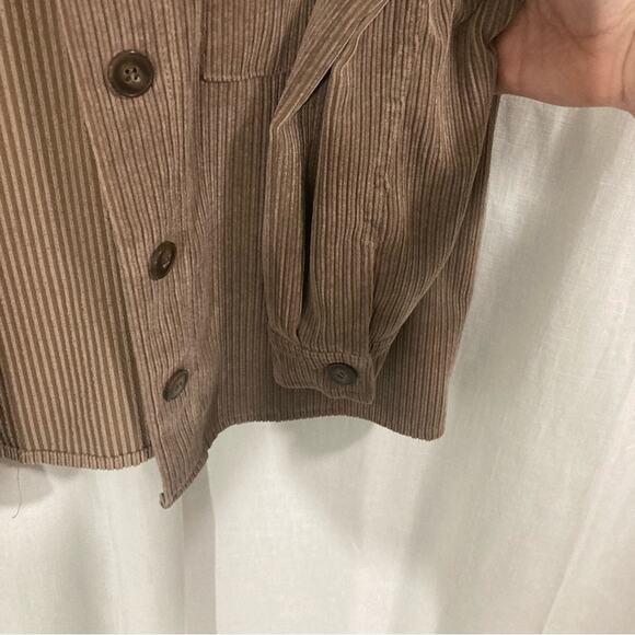 Cisono Outerwear gorpcore utility casual corduroy fall layering shacket size S - Picture 5 of 6